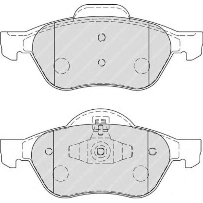 Колодки тормозные FERODO FDB1866