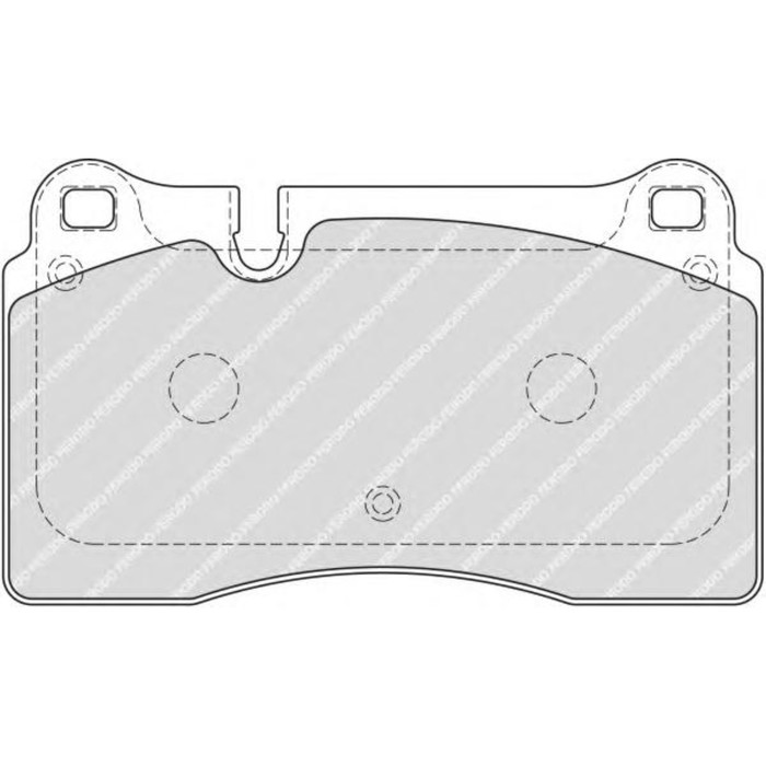 Колодки тормозные FERODO FDB1877