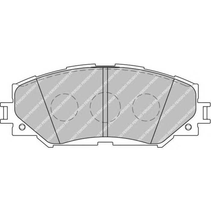 Колодки тормозные FERODO FDB1891