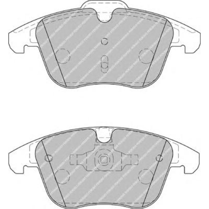 Колодки тормозные FERODO FDB1897