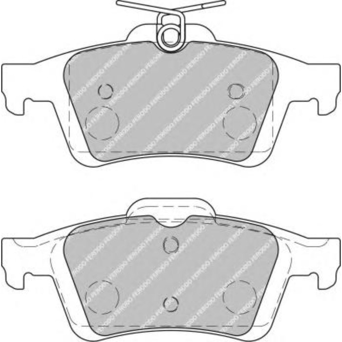 Колодки тормозные FERODO FDB1931