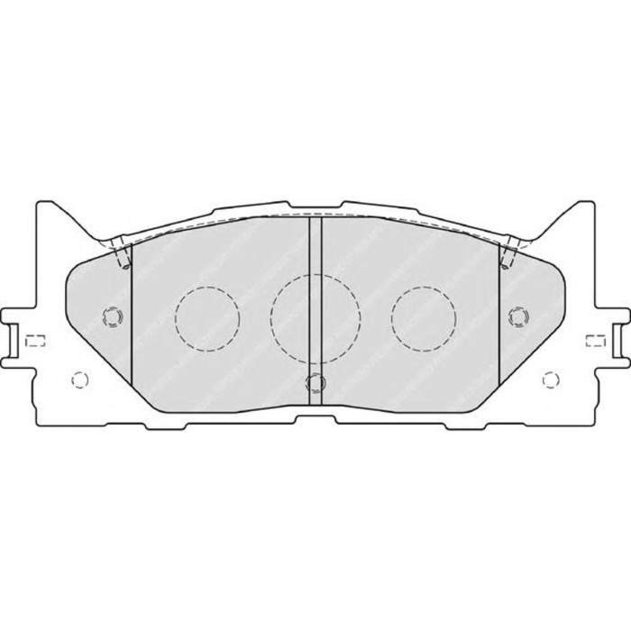 Колодки тормозные FERODO FDB1991