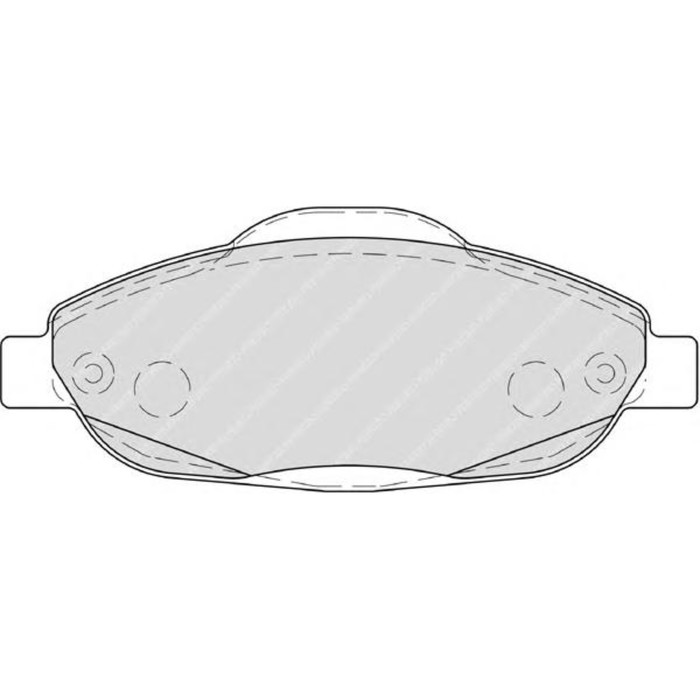 Колодки тормозные FERODO FDB4003