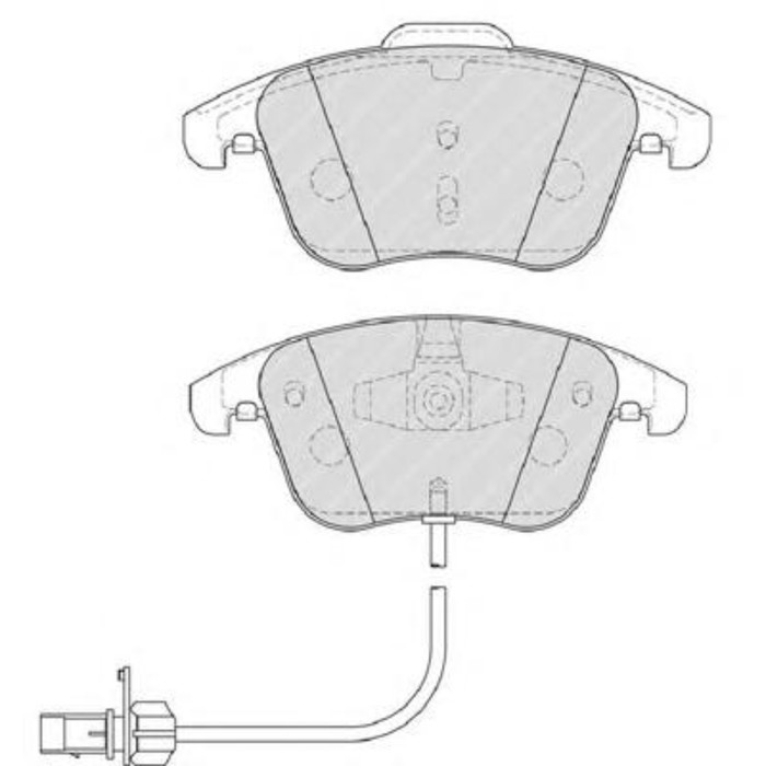 Колодки тормозные FERODO FDB4045