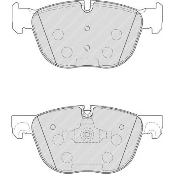 Колодки тормозные FERODO FDB4052