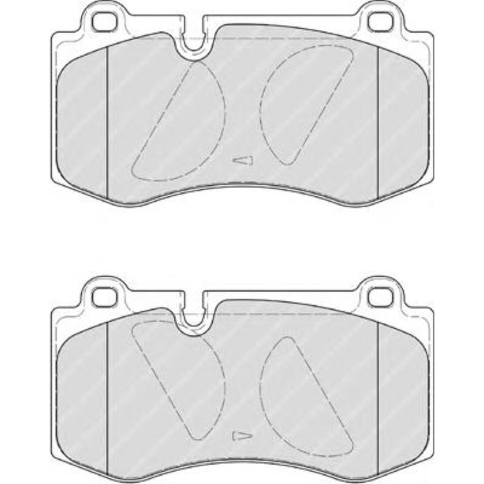 Колодки тормозные FERODO FDB4055