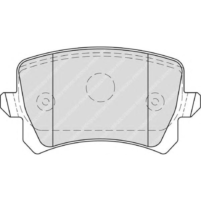 Колодки тормозные FERODO FDB4058