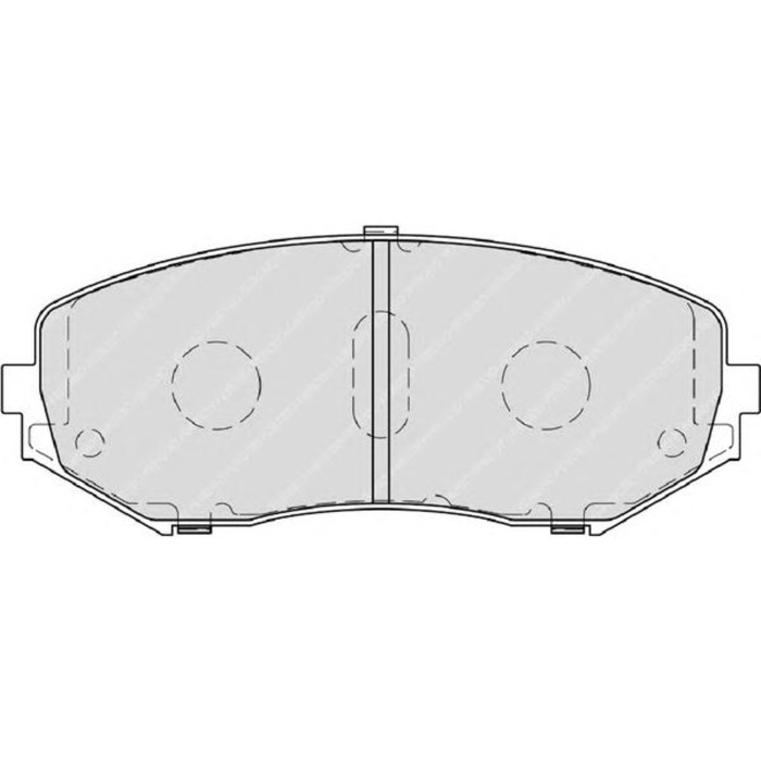 Колодки тормозные FERODO FDB4060
