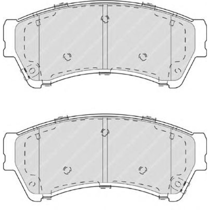 Колодки тормозные FERODO FDB4062