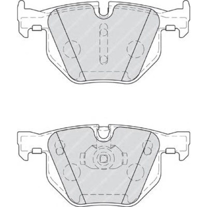 Колодки тормозные FERODO FDB4067