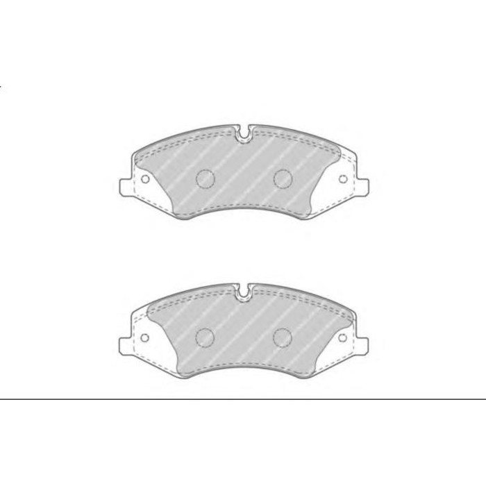 Колодки тормозные FERODO FDB4104