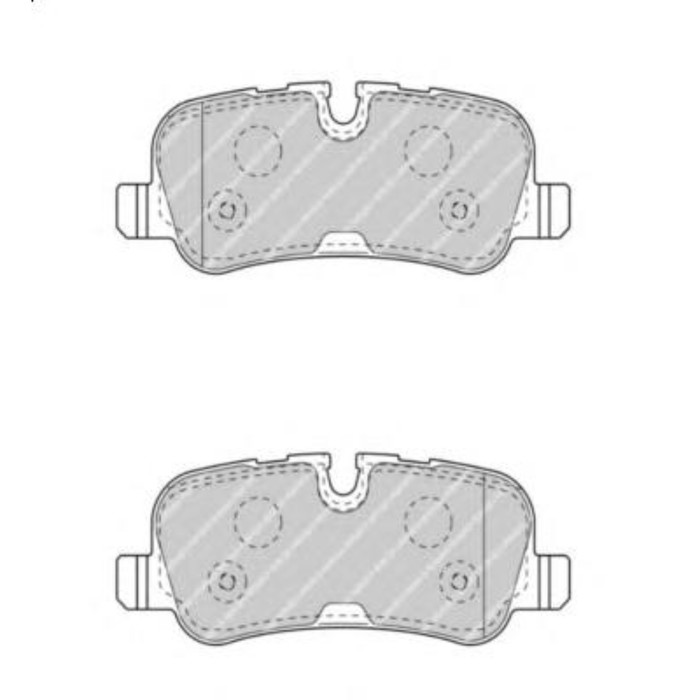 Колодки тормозные FERODO FDB4105