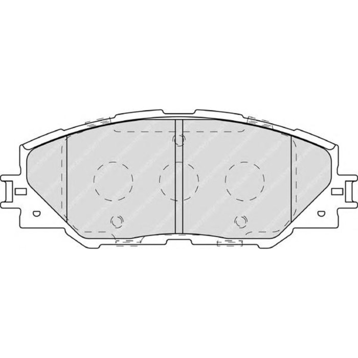 Колодки тормозные FERODO FDB4136