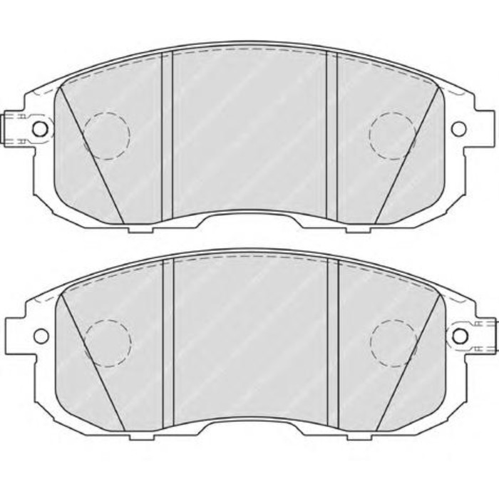 Колодки тормозные FERODO FDB4148