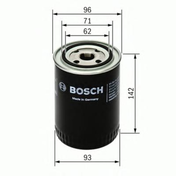 Фильтр масляный  BOSCH F026407053