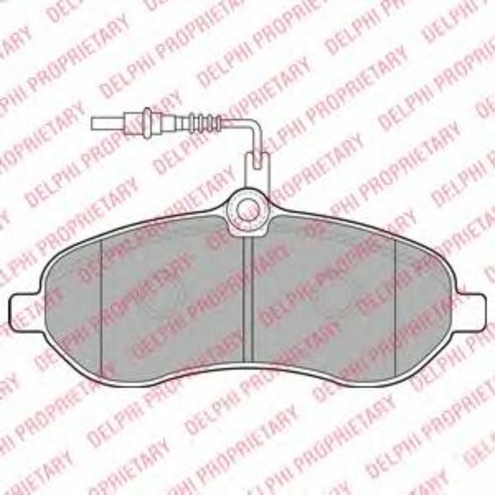 Колодки тормозные DELPHI LP1995