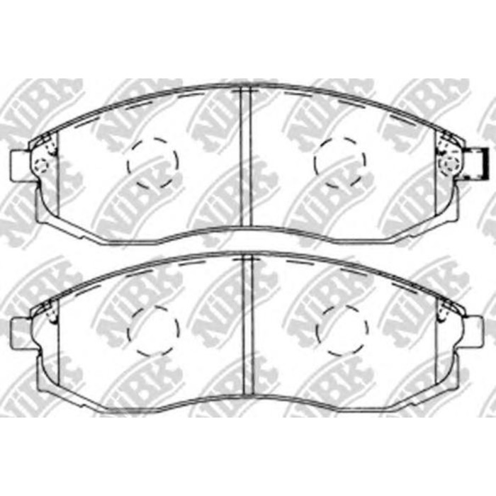 Колодки тормозные NIBK PN2824