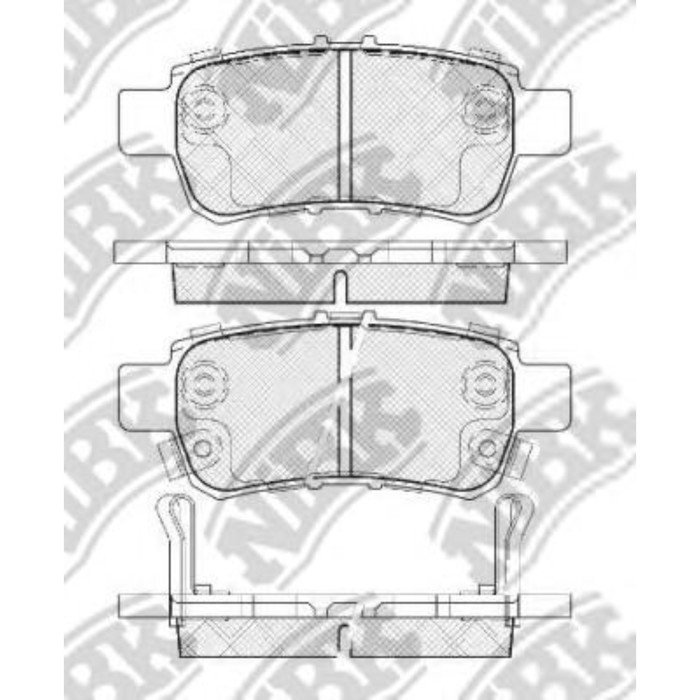 Колодки тормозные NIBK PN8810