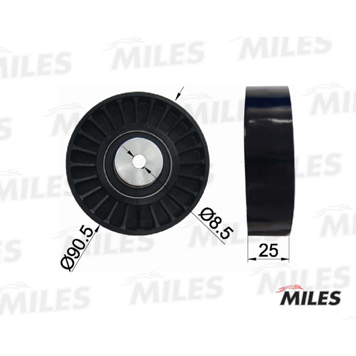 Ролик ремня приводного MILES AG03098