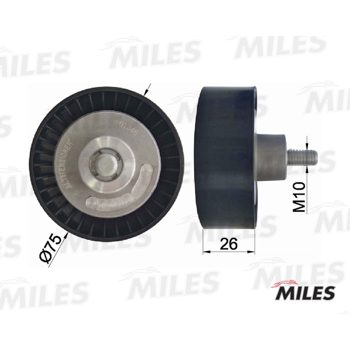 Ролик ремня приводного MILES AG03103