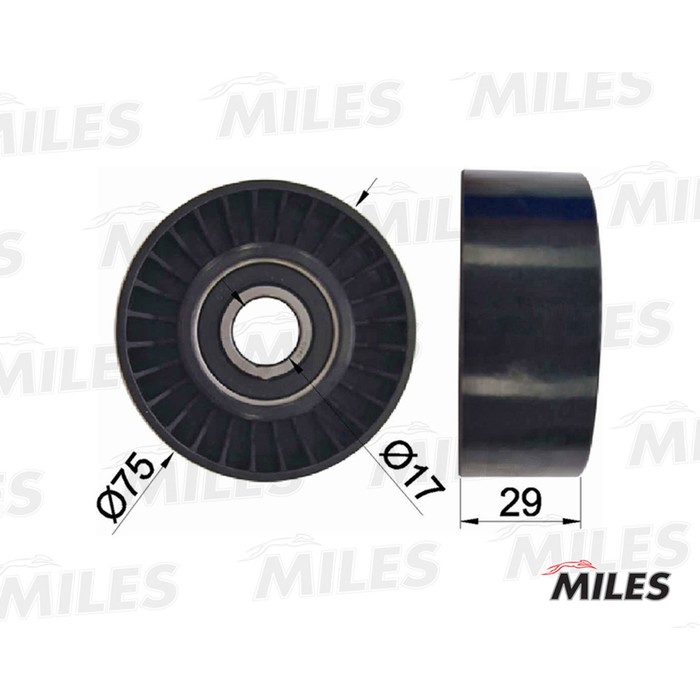 Ролик ремня приводного MILES AG03105