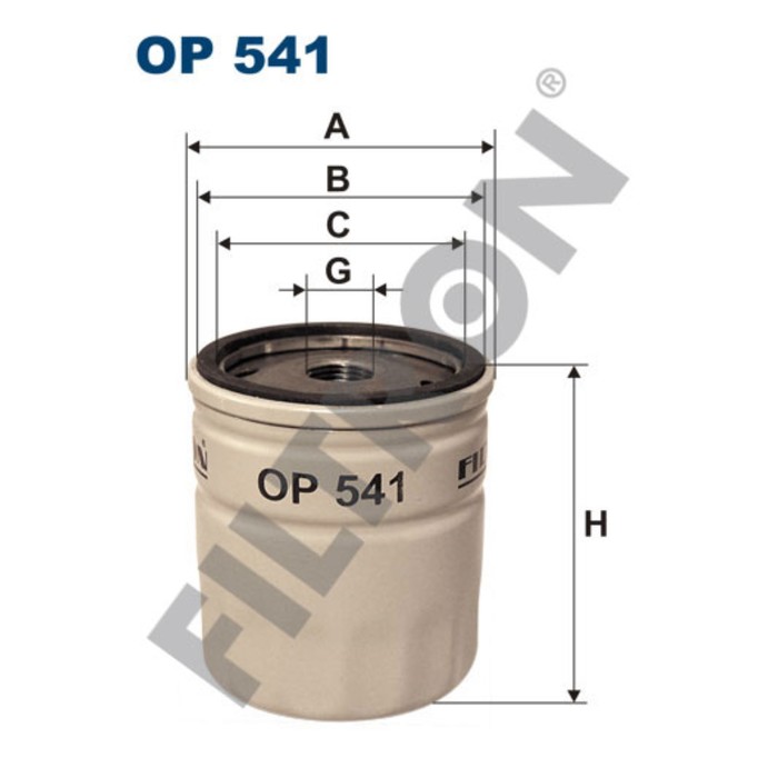 Фильтр масляный  FILTRON OP541