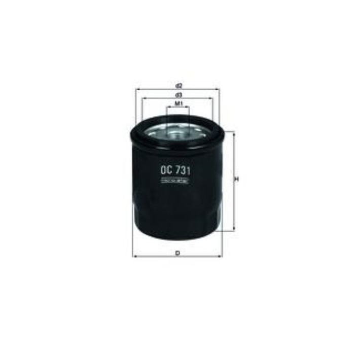 Фильтр масляный  KNECHT OC731