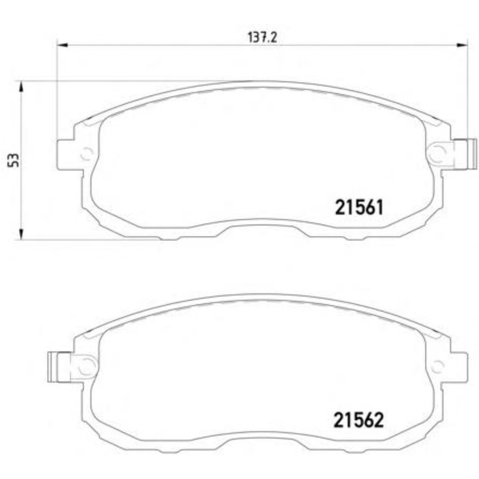 Колодки тормозные TEXTAR 2156201