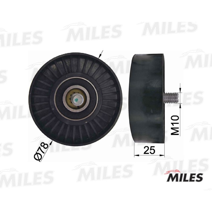 Ролик ремня приводного MILES AG03126