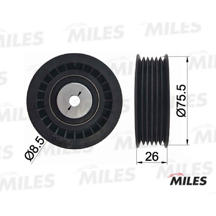 Ролик ремня приводного MILES AG03136