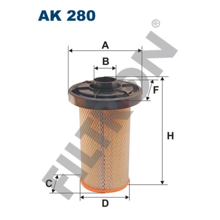 Фильтр воздушный FILTRON AK280