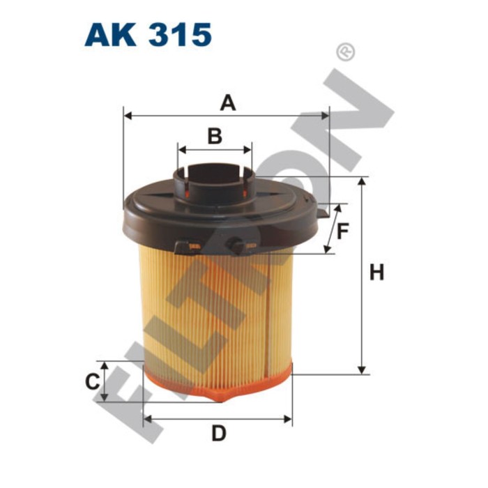 Фильтр воздушный FILTRON AK315