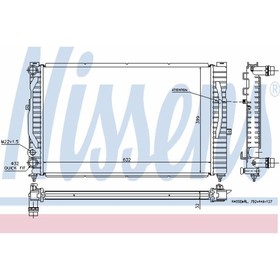 

Радиатор системы охлаждения NISSENS 60299