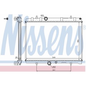 

Радиатор системы охлаждения NISSENS 63606A