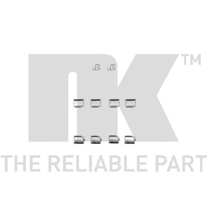 Комплект монтажный тормозных колодок NK 7936246