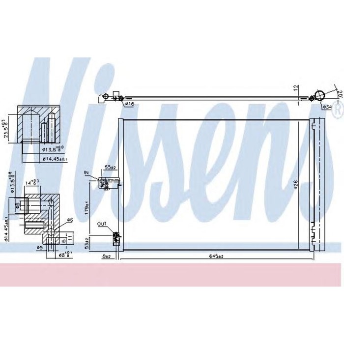 Радиатор кондиционера NISSENS 940420