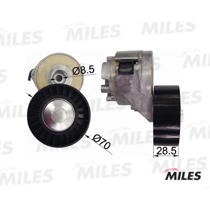 Натяжитель ремня приводного MILES AG00032