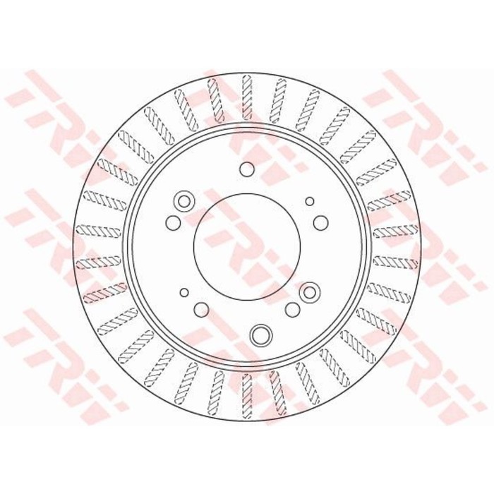 Диск тормозной TRW DF6191S