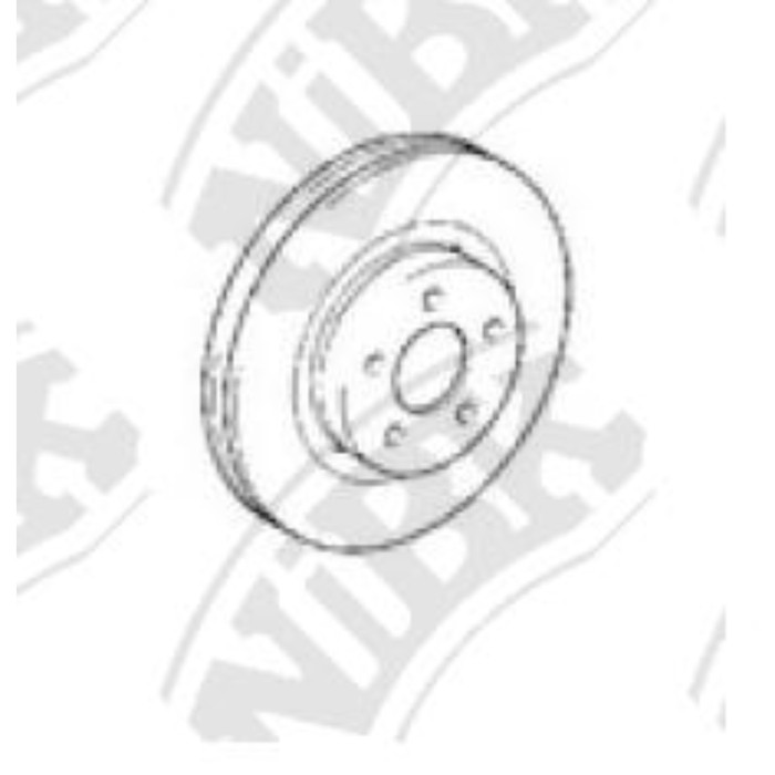 Диск тормозной NIBK RN21001