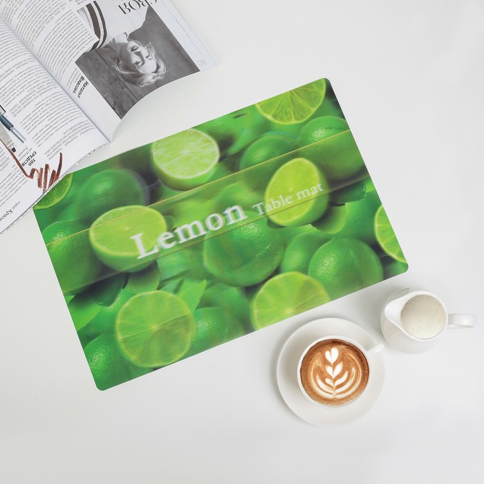 Салфетка кухонная Real 3D "Лайм" 41х27 см