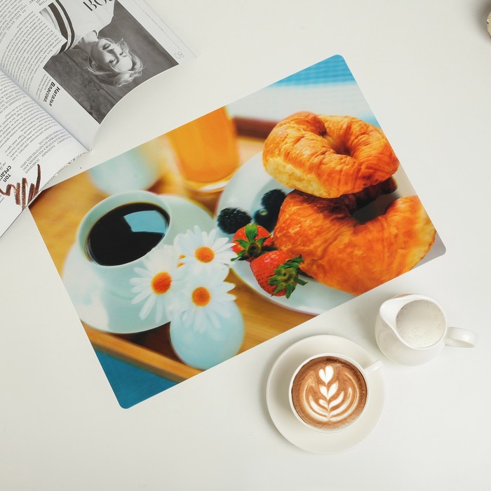 Салфетка кухонная Real 3D "Французки завтрак" 41х27 см