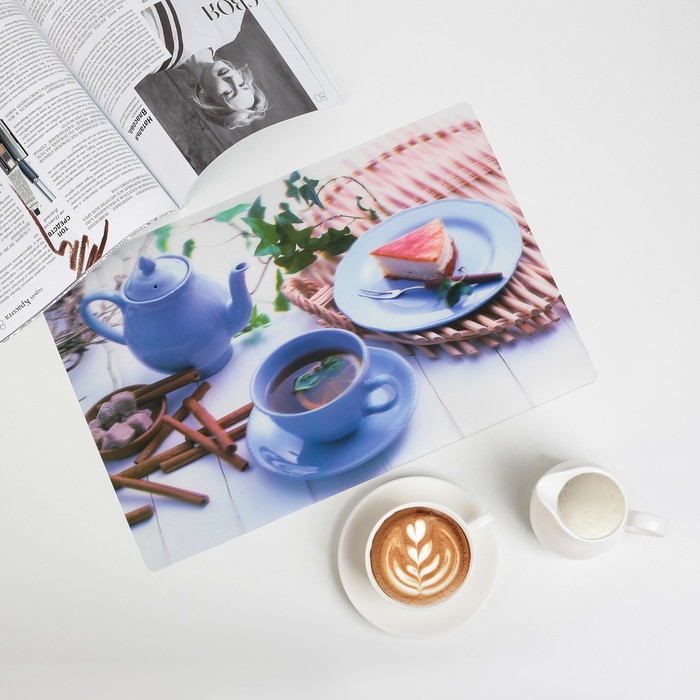 Салфетка кухонная Real 3D "Чайная церемония" 41х27 см