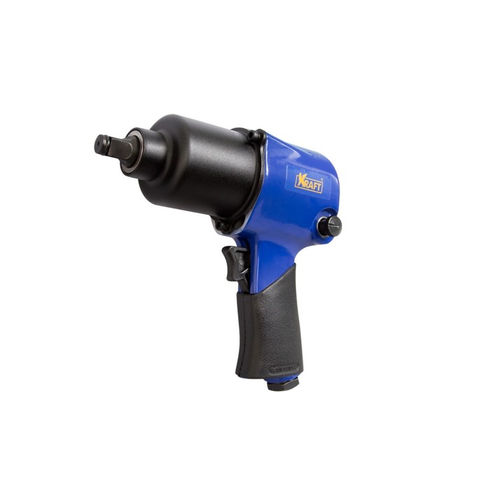 Гайковерт пневматический ударный KRAFT KT707001, 1/2", 610 Нм, 7500 об/мин, штуцер 1/4"
