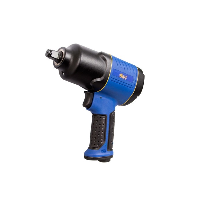 Гайковерт пневматический ударный KRAFT KT707002, 1/2" 700 Нм, 7500 об/мин, штуцер 1/4"