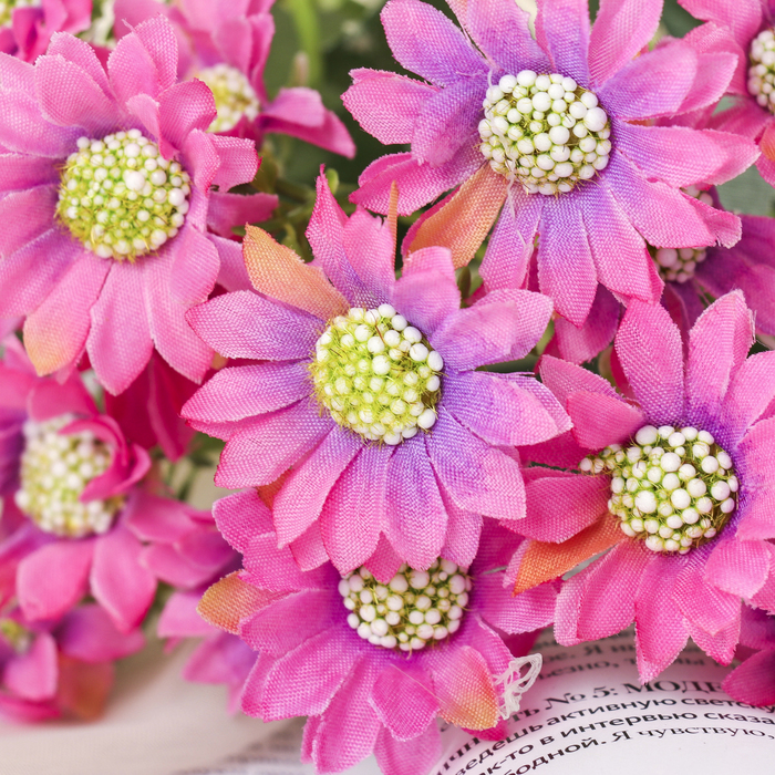 Букет "Ромашки" 4*26 см, микс