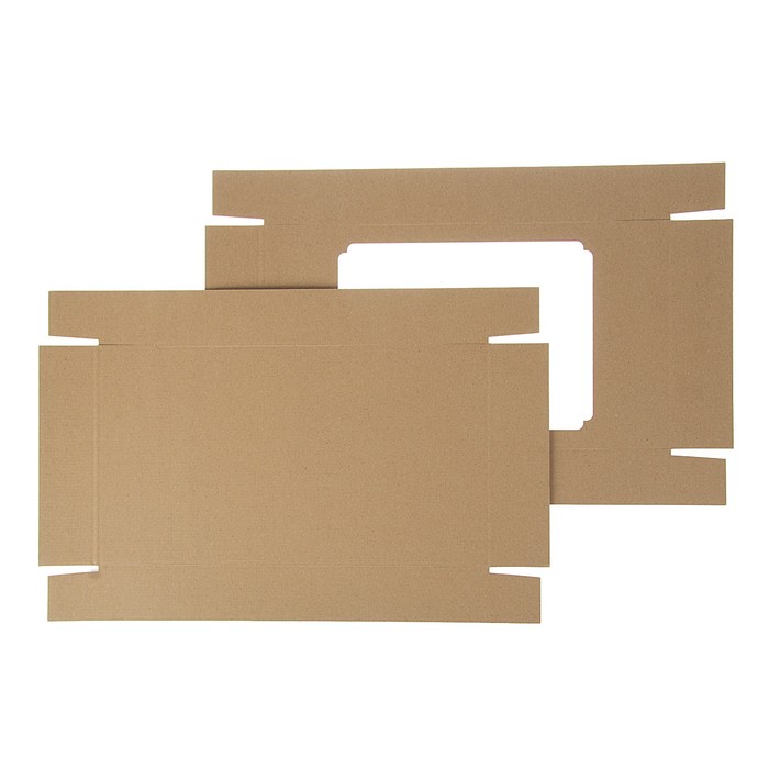 Коробка сборная, бурая, 29 х 23,5 х 6 см