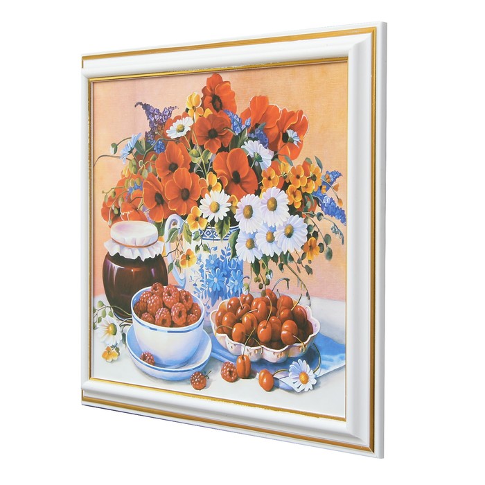 Картина "Натюрморт с вареньем" 20х25 см