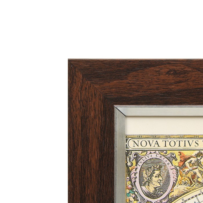 Картина "Карта путешествий" 26х21 см