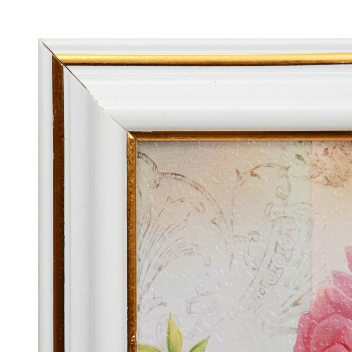 Картина "Веточка роз" 20х20 см