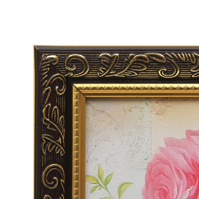 Картина "Веточка роз" 20х20 см